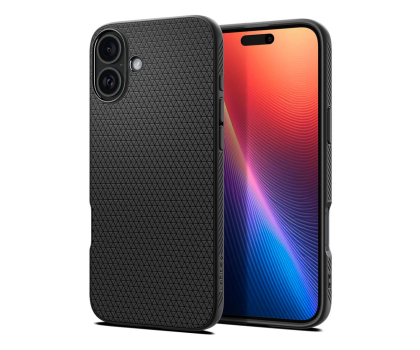 Etui do telefonów SPIGEN Liquid Air do iPhone 16 Matte Black ACS08194